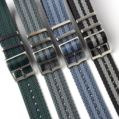 20 | 22 mm Nato Strap Uhrenarmband Heavy Duty Shark Tooth Nylon Durchzugsband