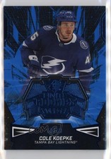 2022-23 SPx Finite Rookies Platinum /99 Cole Koepke #F-45 01ks