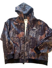 Adidas Camo Hooded Full-Zip 2XL