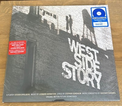 West Side Story Spielberg Movie Soundtrack 2LP Bernstein Blue Vinyl Record New