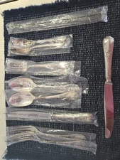 CHRISTOFLE MARLY SILVER-PLATED 5 PC FLATWARE PLACE SETTINGS - 2 SETS for $449