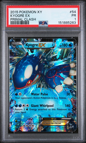 Kyogre-EX graded PSA 1 for sale on eBay