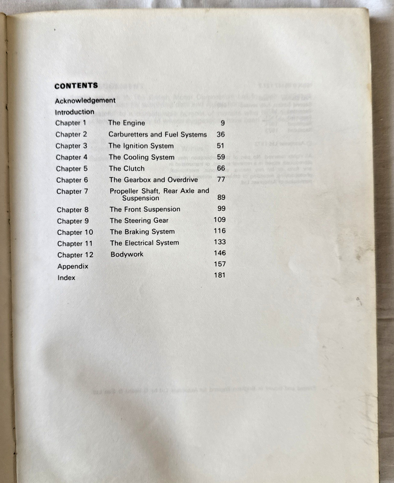 1955-68 MGA, MGB Owners Workshop Manual. Autobook 955 by Kenneth Ball. Hardcover