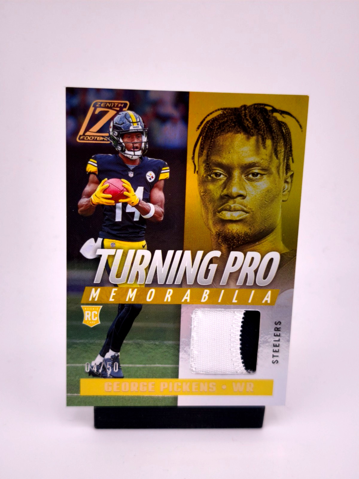 George Pickens Panini Zenith Turning Pro Memorabilia #18 Base