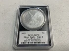 2021 Silver Eagle Type 2 - PCGS MS 70 - First Production - Emily Damstra Signed