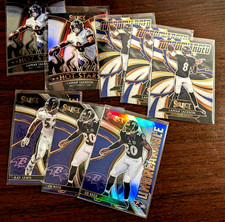 2020 Select Hot Stars/ Turbocharged/ Unbreakable Ravens Lot Lamar Jackson Prizms