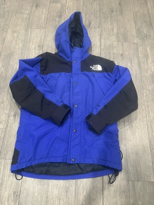#ad #ad The North Face Gore Ski Winter Jacket Blue black Men’s Medium Nylon Zip Snap $45.00