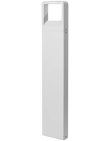 Wiva LED AußEnleuchte 6W 4000K 360Lm IP65 IK08 Aluminium Weiß H65 Cm 1