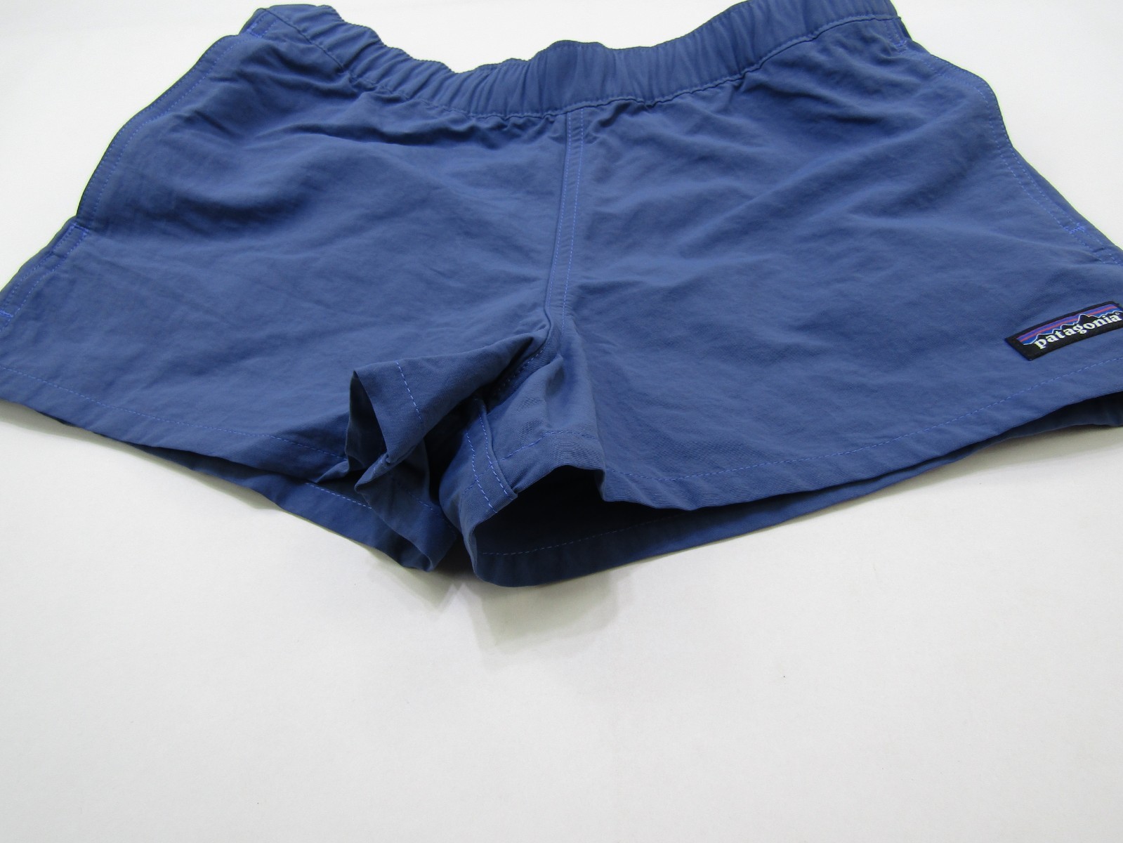 Patagonia Shorts Womens Small Nylon Drawstring Elastic Swimming Hiking Blue thumbnail 6