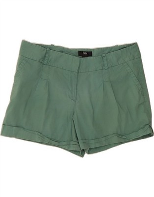 Mossimo Damen Stretch Hot Pants US 16 2XL W38 Grün Baumwolle CX02