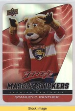 2025-26 Upper Deck MVP Mascot Stickers Stanley C Panther #MS-11 READ 17fk