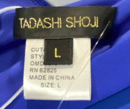 Tadashi Shoji Women's Blue Striped Dress L NWT - Bild 3 von 5
