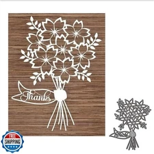 FAWENUCY Scrapbooking Die-Cuts, Happy Birthday Ballon Metal Cutting Dies for 