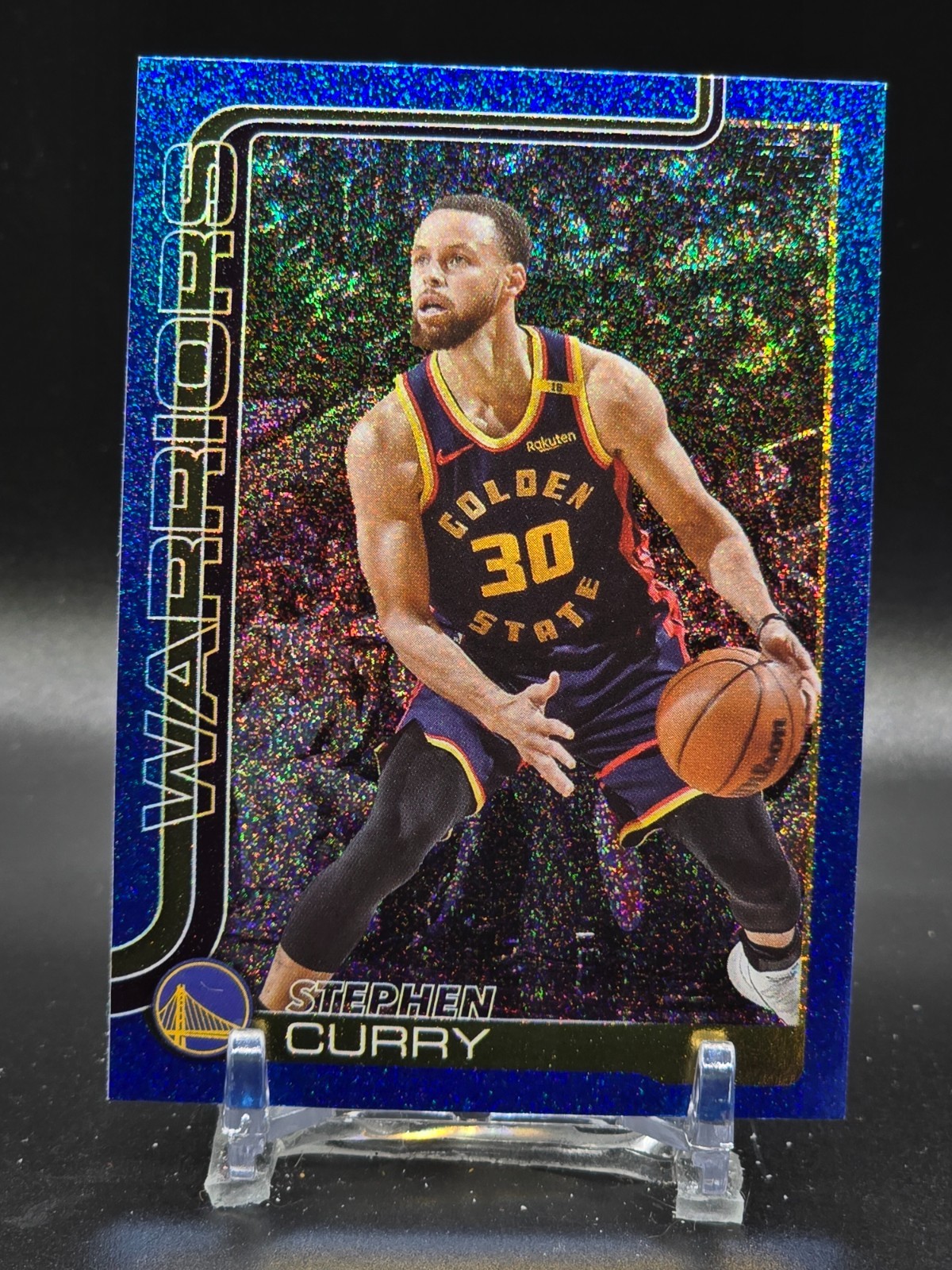 2025-26 Topps - Stephen Curry #135 Sand Glitter Blue