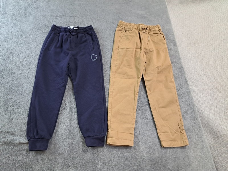 Bundle of 2 Zara Kids Girls Clothing Pants Size 7 Casual Flat Front Outdoor