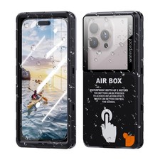 Shellbox Waterproof Phone Case IP68 Universal 6.9” Touch Screen Underwater Dustp