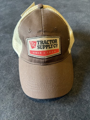 #ad NWT Tractor Supply Company Since 1938 Trucker Strapback Adjustable Mesh Hat Cap $11.41