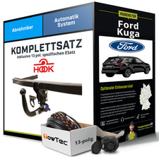 Für FORD Kuga III Typ DFK Anhängerkupplung abnehmbar +eSatz 13pol 07.19- Kit NEU