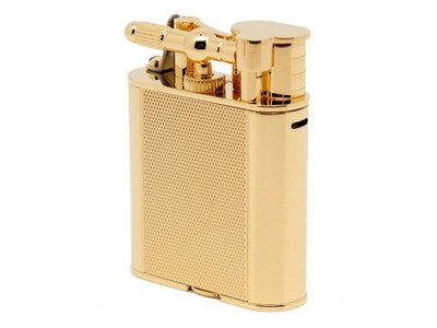 Dunhill Lighter Unique Turbo Barley Gold Plated