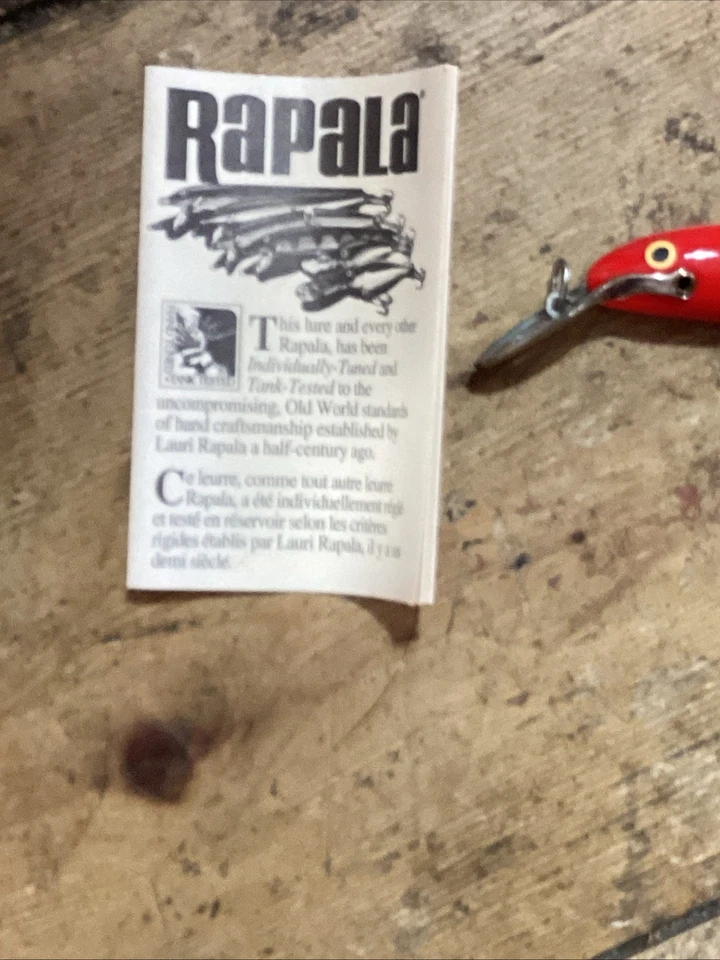 Rapala,sinking,magnum,testarossa,cd,8,rhsmag,artificiale,vintage,crankbaits,P4 - Immagine 4 di 4