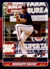 2019 Mississippi Braves Grandstand #12 Josh Graham Roseburg Oregon Baseball Card