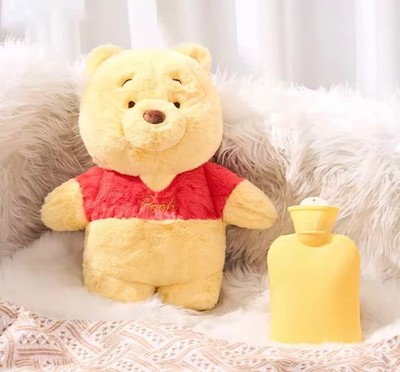 Disney Winnie the Pooh Plush Hot Water Bottle 500ml Silly Old Bear Bed Warmer