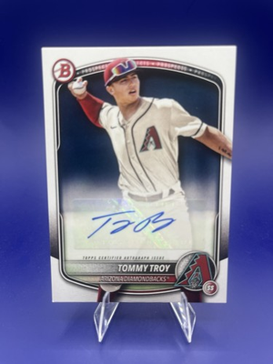 #ad 2025 Bowman Paper Prospect Retail Autographs Tommy Troy #BPA TT AU RC $5.99