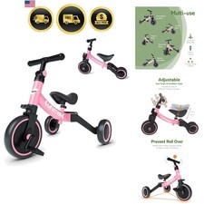 Bicicleta 5 en 1 para niños pequeños de 1 a 4 niños mayores, triciclo para niños pequeños triciclos triciclo...
