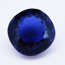 129.45 Ct Purple Amethyst Cushion Shape Certified UNHEATED Gemstone