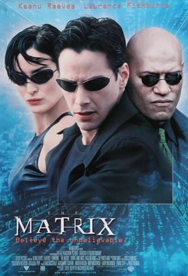 THE MATRIX MOVIE POSTER 1 Sided RARE ORIGINAL INTL FINAL 27x40 KEANU REEVES