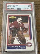 1986 O-PEE-CHEE #53 PATRICK ROY RC ROOKIE PSA 9