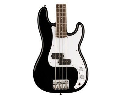 Used Squier Mini Precision Bass - Black w/ Laurel FB