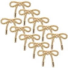 12 Pcs Style Sweater Jacket Bow Button Buttons for Coats and Sweaters