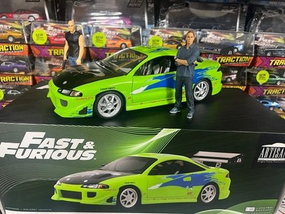 ミニカー FAST&FURIOUS MITSUBISHI ECLIPCE Greenlight Fast & Furious Mitsubishi Eclipse 1/18 Model Car Used