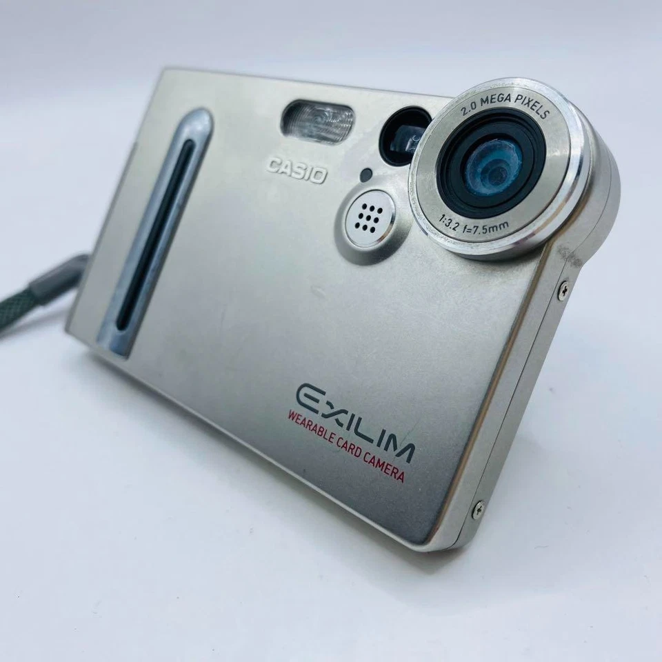 CASIO Exilim EX-M2 Digital Camera Silver Compact Tested Used - Image 2 of 4