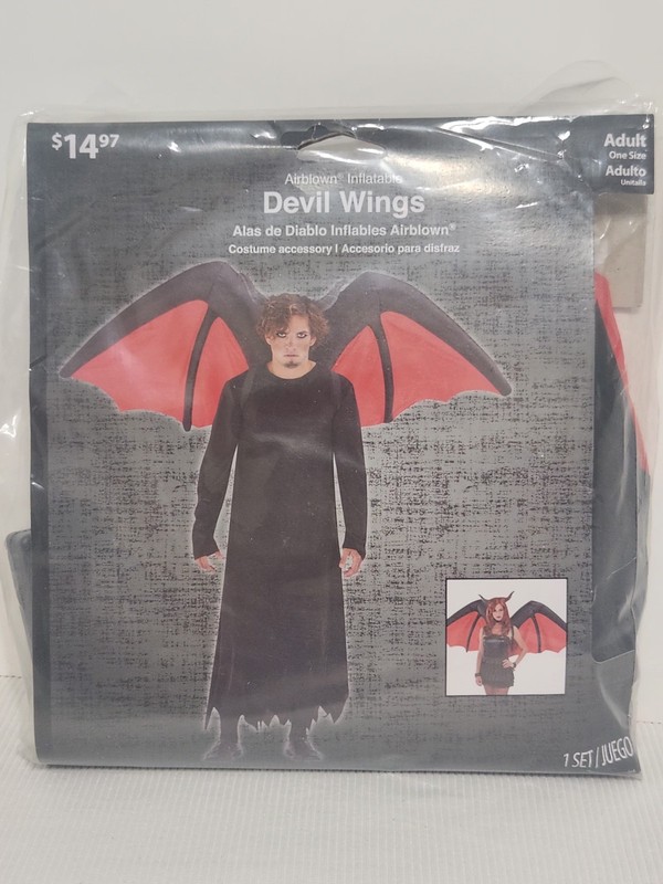 Airborn Inflatable Devil Wings Costume