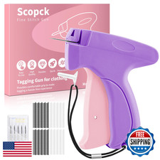 Scopck Handheld Micro Stitch Gun for Clothes - Mini Sewing Kit - 6 Needles, 2000