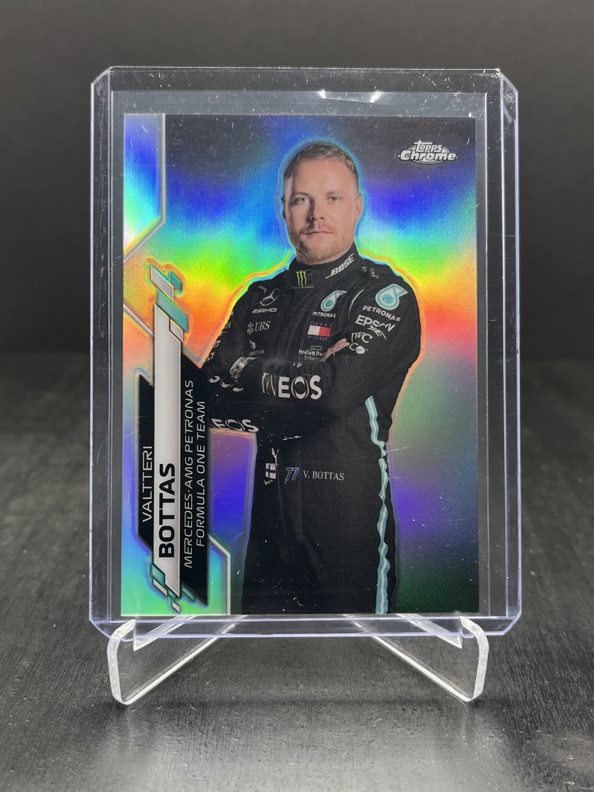 2020 Topps Chrome Formula 1 F1 Valtteri Bottas Portrait Refractor #2
