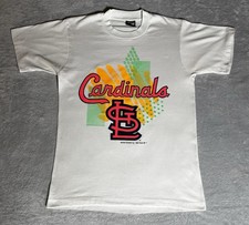 Vintage 1991 MLB St. Louis Cardinals Sportsprint Graphic Print T-Shirt Medium