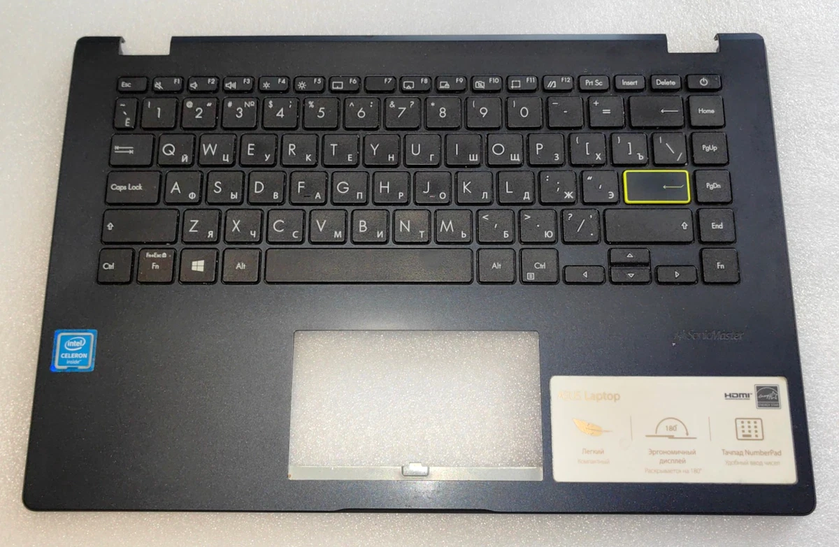 Véritable Hp Envy 13-Ba Repose-Main Housse Clavier Nordique Argent