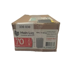 GE 70 Amp 2 Space 4 Circuit Indoor Enclosure Main Lug Circuit Breaker Panel