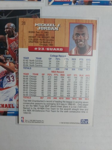 Lotto di 10 cerchi NBA Michael Jordan #28 1993-94 - Foto 5 di 5