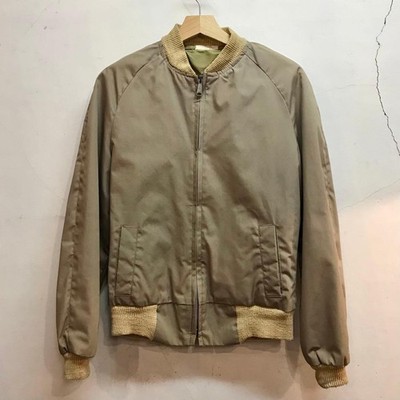 Vintage CLIX Zip Work Jacket 70s Cotton Polyester S M Japan or UK