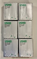USHIO PAR 38 90W HALOGENA 120V Flood Light Bulbs  6 pcs  NEW