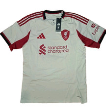 New Liverpool 25/26 White Adidas Jersey - Medium 