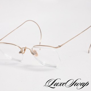 Antique Vintage Bausch & Lomb 1/10 12K GF Gold Filagree Float Frame Glasses #B8