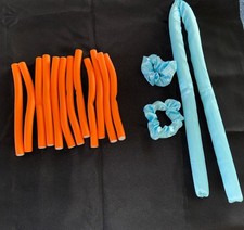 Foam and Satin Heatless Curling Rods No Heat Curls