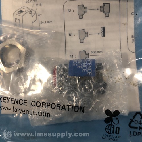 Keyence PR-G61CBD Photoelectric Sensor FNFP - Picture 2 of 8