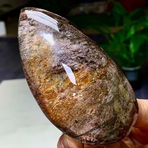 248G Natural Green Ghost Crystal Quartz Crystal  Mineral Specimen