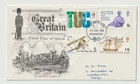 29/5/1968 UK GB FDC - British Anniversaries - Windsor Castle - Colchester FDI PM